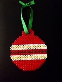 Hama Bead Christmas Bauble