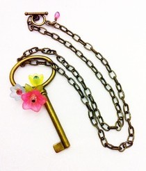 Brass Key Necklaces