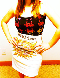 Tank And Shirt Into Mini Dress