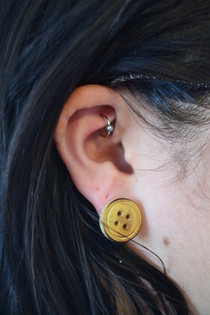 Button Earrings