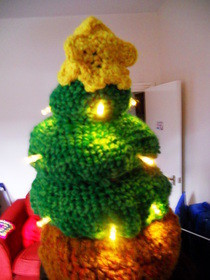 Light Up Christmas Tree Hat