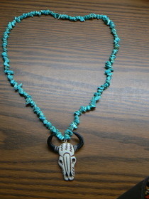 Buffalo Skull Necklace