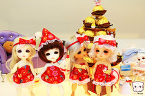 Japanese Inspired Christmas Costumes For My Dolls.