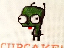 Gir Cupcake Cross Stitch