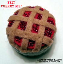 Felt Cherry Pie
