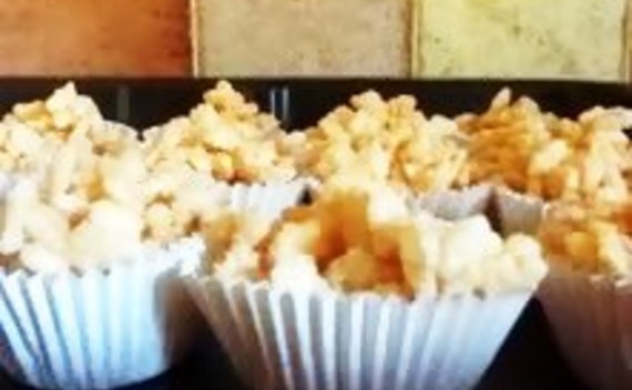White Chocolate Rice Crispy Cakes