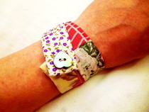 Patchwork Fabric Frienship Bracelet