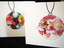 Digital Bauble Christmas Cards