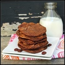 Chewy Chocolate Ginger Molasses Cookies