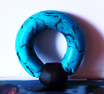Plug Turquoise Stone