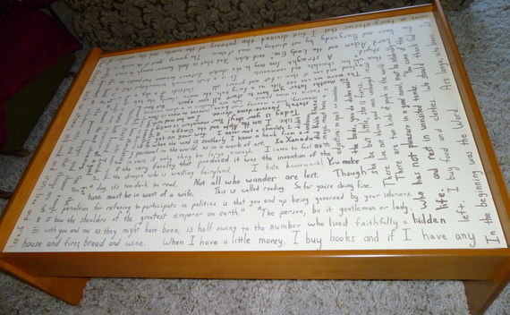 Quotable Coffe Table