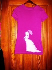 Strolling Lady Tee Shirt