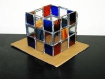 Stained Glass Candle Holder