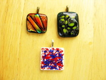 Fused Glass Pendants