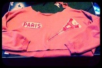 B.O.T.S Crop Sweater With Reverse Applique <3
