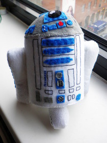 My Felt Handmade R2 D2 