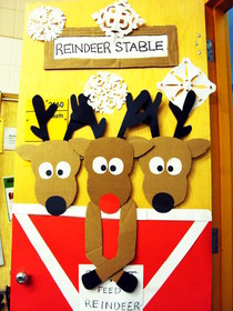 Reindeer Door