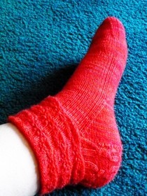 Blossom Cuffed Sock Iv