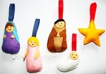 Felt Nativity Set For Christmas
