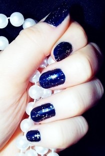 Glitter Christmas/New Year's Eve Nails