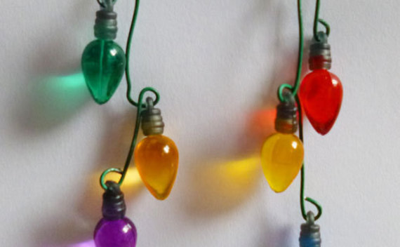 Christmas Lights Earrings