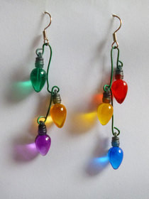Christmas Lights Earrings