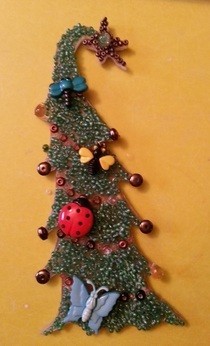 Beaded Christmas Tree