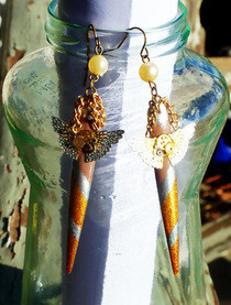 Steampunk Nailart Earrings