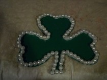 Pearl Studded Shamrock