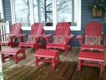 Outdoor "Snow" Pillows