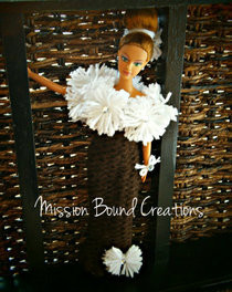 Loom Knit A Doll Dress For Barbie