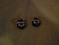 Penguin Bead Earrings