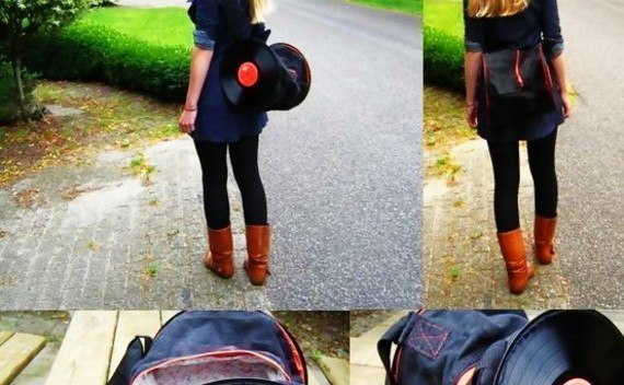 Make A Purse From Vinyl Records