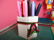 Origami Pencil Holder