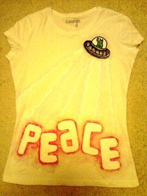 Fabric Paint T Shirt :3
