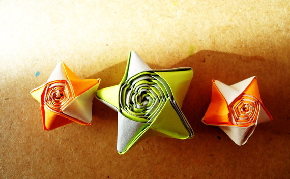 Bicolor Paper Star