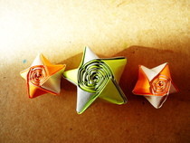 Bicolor Paper Star