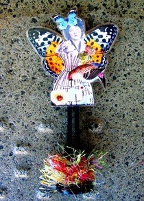 Altered Clothespin Fairy