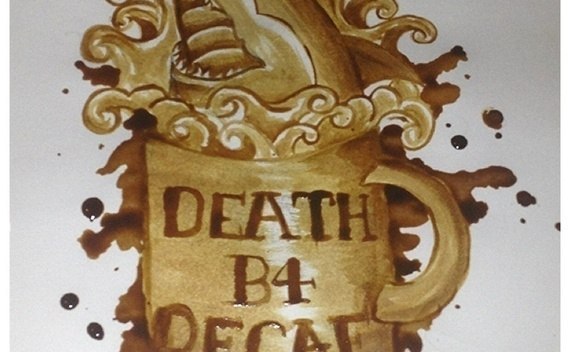 Instant Coffee Painting