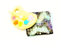 Polymer Clay Paint And Canvas