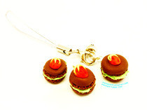 Polymer Clay Chocolate Macarons