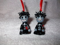 Bad Things 1 & 2 Christmas Ornament