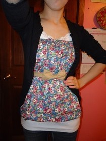 Floral Ruffle Top