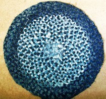 Braided Denim Rag Rug