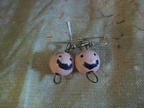 Smiley Head Earrings