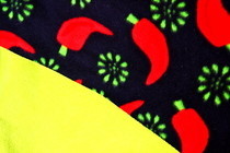 Chili Pepper Fleece Blanket