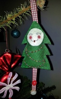Christmas Tree Dotee Doll! 