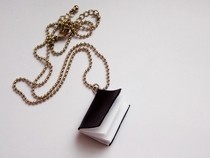 Mini Book Necklace