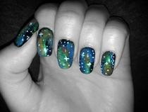 Galaxy Nail Art