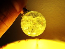 "Cracked" Marble Necklace Pendants 